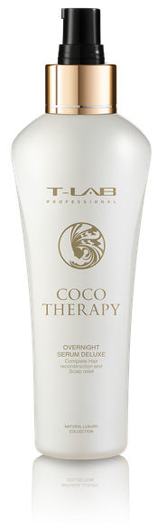 T-LAB Coco Therapy Overnight Serum hair serum, 150 ml