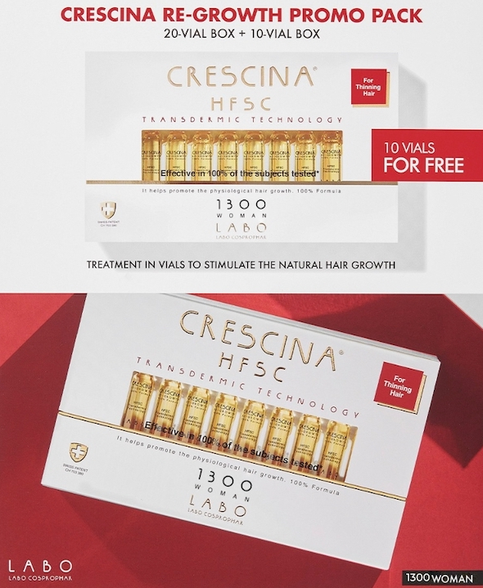 CRESCINA Transdermic 1300 Women (20+10) ampoules, 30 pcs.