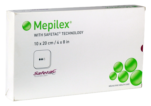 MEPILEX  10х20 см перевязочный материал для ран, 5 шт.