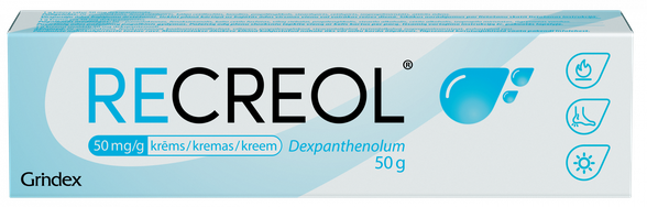 RECREOL 50 mg/g krēms, 50 g