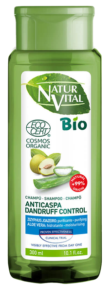 NATUR VITAL Bio Zizyphus Joazeiro & Aloe Vera šampūns, 300 ml