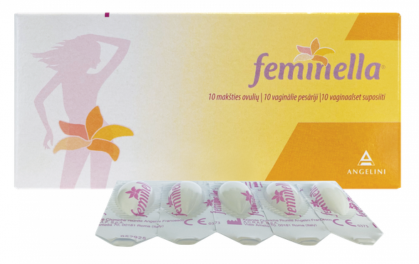 FEMINELLA  vaginal pessaries, 10 pcs.