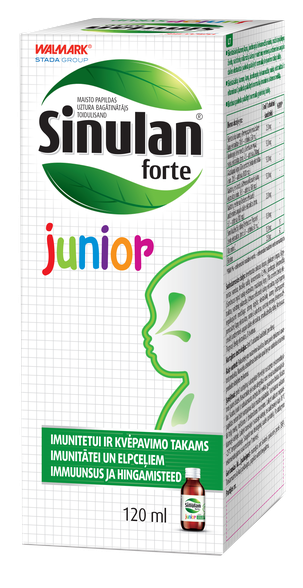 SINULAN Forte Junior sīrups, 120 ml