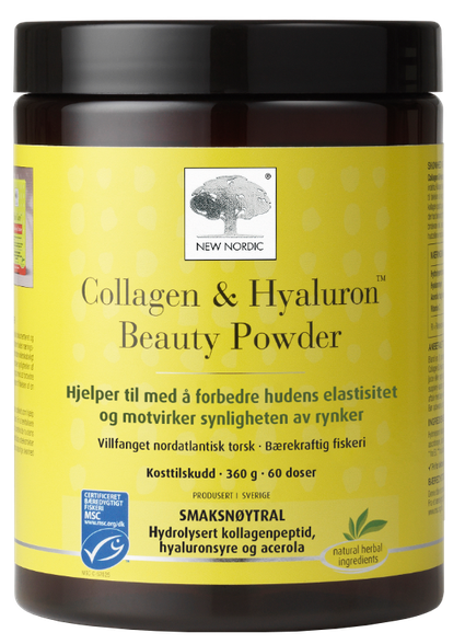 NEW NORDIC Collagen & Hyaluron Beauty Powder pulveris, 360 g
