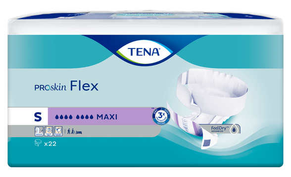 TENA Flex Maxi S diapers, 22 pcs.