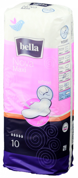 BELLA Nova Maxi Soft higiēniskās paketes, 10 gab.