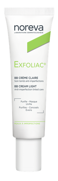 NOREVA Exfoliac BB Light face cream, 30 ml