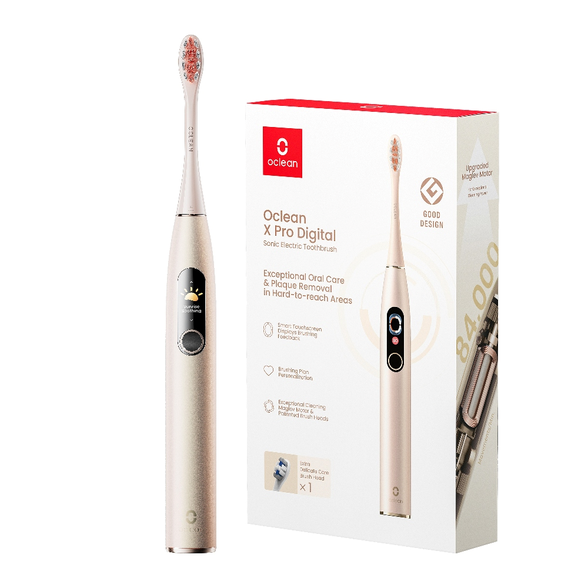 OCLEAN X Pro Digital Gold electric toothbrush, 1 pcs.