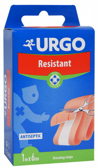 URGO  Resistant 1 m x 6 cm bandage, 1 pcs.