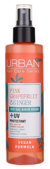 URBAN CARE Pink Grapefruit & Ginger Leave-In matu kondicionieris, 200 ml