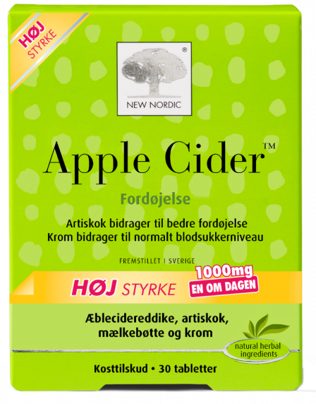 NEW NORDIC Apple Cider Mega Strenght pills, 30 pcs.