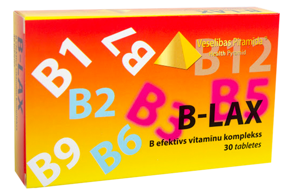 B-LAX tabletes, 30 gab.