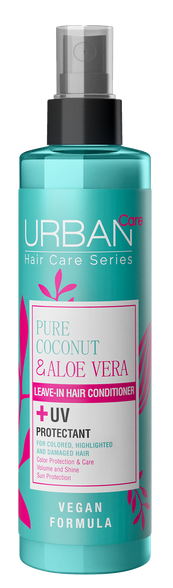 URBAN CARE Coconut&Aloe Vera Leavi-In matu kondicionieris, 200 ml