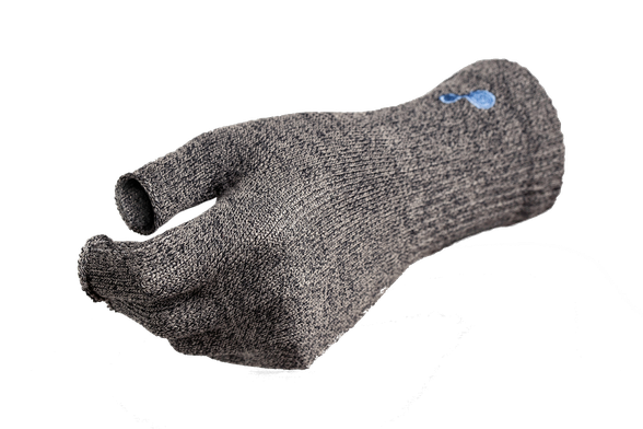 PULSAAR S Open Finger Recovery Black gloves, 1 pair
