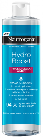 NEUTROGENA Hydro Boost micellar water, 400 ml