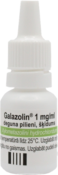 Galazolin GALAZOLIN 1 mg/ml deguna pilieni, 10 ml