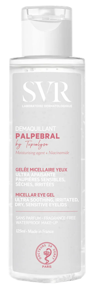 SVR Palpebral Moisturising + Niacinamide micelārais gels, 125 ml