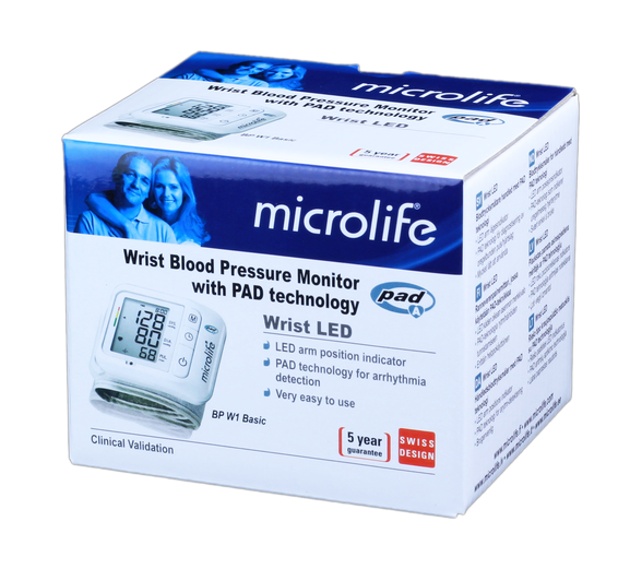 MICROLIFE BPW1 wrist blood pressure monitor, 1 pcs.