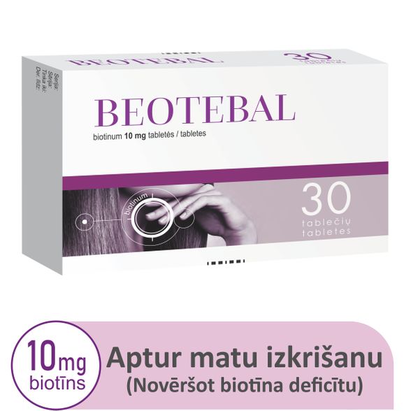 BEOTEBAL 10 mg tabletes, 30 gab.