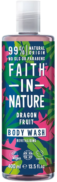 FAITH IN NATURE Dragon Fruit shower gel, 400 ml