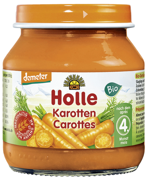 HOLLE Carrot puree, 125 g
