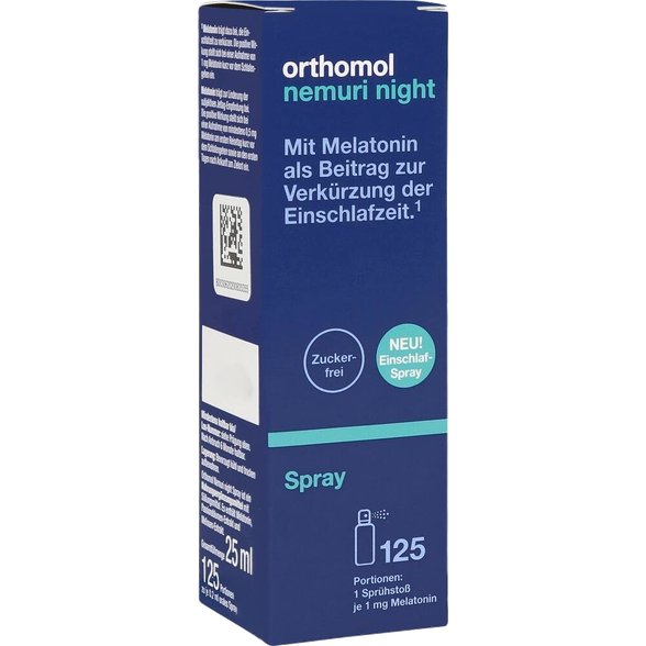 ORTHOMOL Nemuri Night Spray 125 doses spray, 25 ml