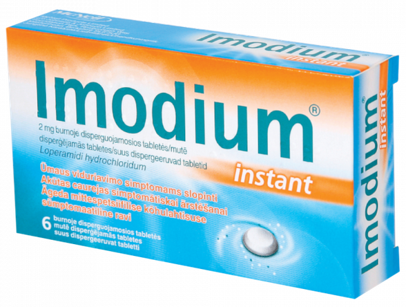 IMODIUM INSTANT 2 mg pills, 6 pcs.