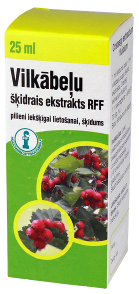 RFF Vilkābeļu Šķidrais Ekstrakts pilieni, 25 ml