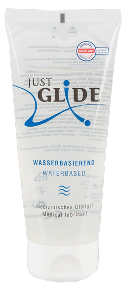 JUST GLIDE Water based lubricant, 200 ml
