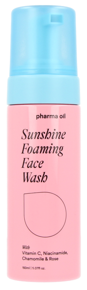 PHARMA OIL Sunhine Foaming Face Wash attīrošas putas, 150 ml