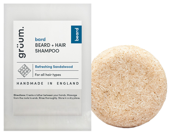 GRUUM Bard Beard and Hair shampoo soap bar, 50 g