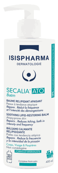 ISISPHARMA Secalia ATO Balm for atopic skin lipid-restoring balm, 400 ml