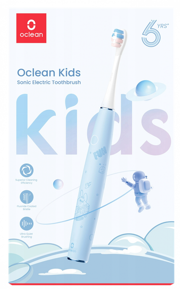 OCLEAN Electric Kids Blue электрическая зубная щетка, 1 шт.