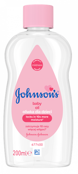 JOHNSONS Baby oil, 200 ml
