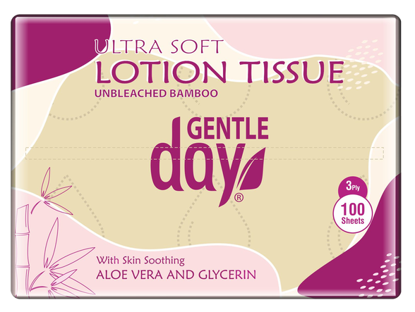 GENTLE DAY Bamboo Lotion Tissues salvetes, 100 gab.