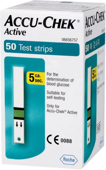 ACCU-CHEK Active test strips, 50 pcs.