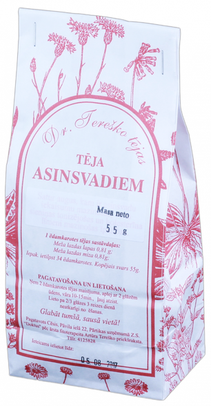 DR.TEREŠKO Asinsvadiem beramā tēja, 55 g