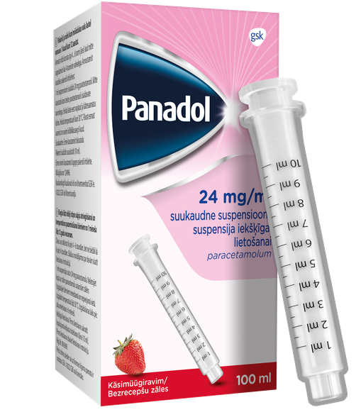 PANADOL 24 mg/ml suspensija, 100 ml