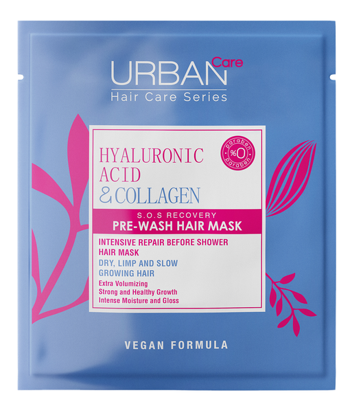 Hyaluronic Acid & Collagen Pre-Wash маска для волос, 50 мл