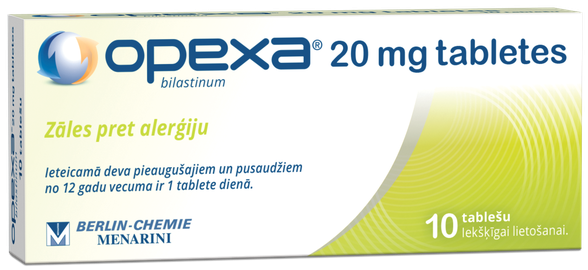 OPEXA 20 mg pills, 10 pcs.