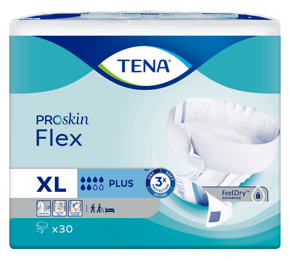 TENA Flex Plus XL diapers, 30 pcs.
