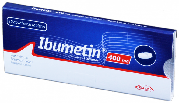 Ibumetin IBUMETIN 400 мг таблетки, 10 шт.