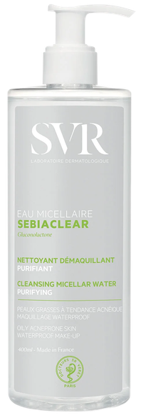 Sebaclear micellar water, 400 ml