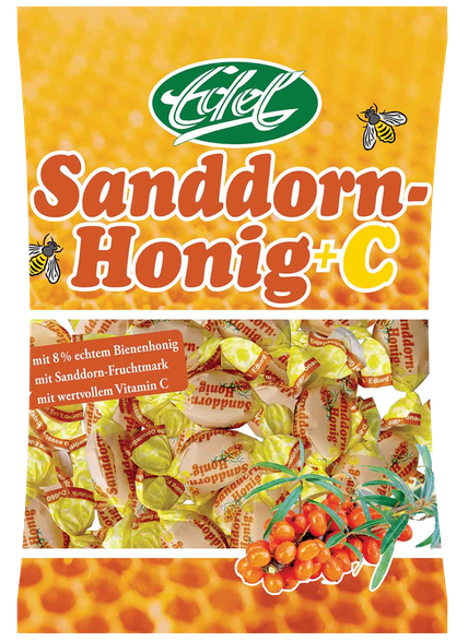 EDEL Sanddorn-Honig +C конфеты, 100 г