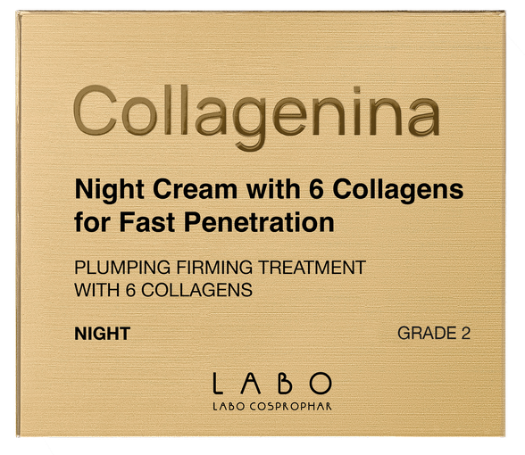 COLLAGENINA With 6 Collagens, Grade 2, Night sejas krēms, 50 ml