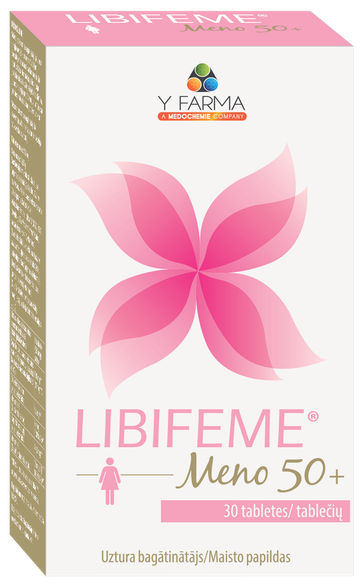 LIBIFEME Meno 50+ tabletes, 30 gab.