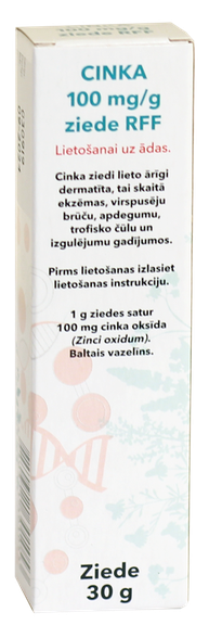 CINKA 100 mg/g ziede, 30 g