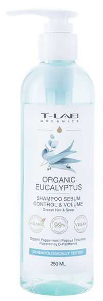 T-LAB Eucalyptus Sebum Control & Volume шампунь, 250 мл