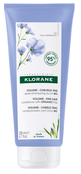 KLORANE With Flax matu kondicionieris, 200 ml