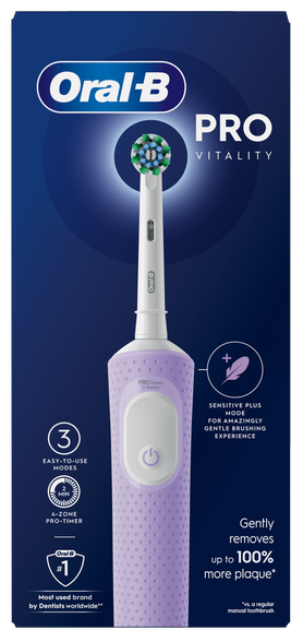 ORAL-B Vitality Pro Lilac Mist elektriskā zobu birste, 1 gab.